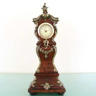 JUNGHANS PFEILKREUZ Mantel Clock Antique BABY MINI Grandfathers EXTREMELY RARE 4