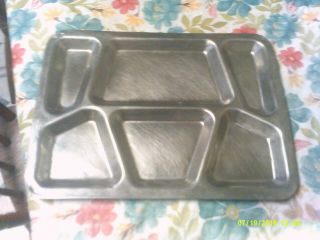 World War 2 Mess Hall Trays Stainless Steel