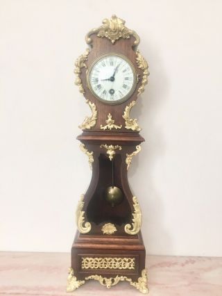 Antique Miniature Grandfather Clock