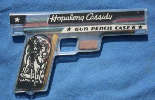 1950s Hopalong Cassidy Gun Plastic Pencil Case