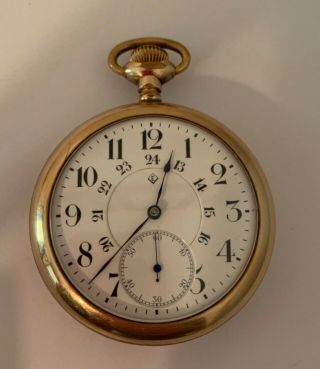 T.  Eaton By Gallet & Co.  Gold Filled Pocket Watch 23 Jewels