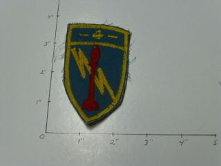 4 Missle Command Hand Made In Korea Color Twill Patch