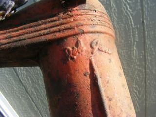 Vintage Old Red Jem Cast Iron Antique Hand Water Well Pump Barn Wood Garden 5