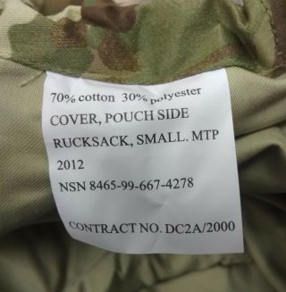 British Military Issue MTP Small Rucksack Patrol Pack cover Large Pouch 5
