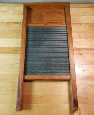 The Zing King Lingerie Washboard,  National Washboard Co 703 Made In The U.  S.  A.