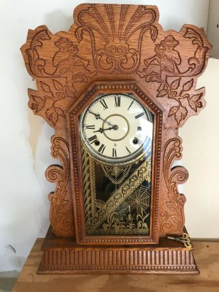 Wm.  L Gilbert Navy No.  25 Antique Clock