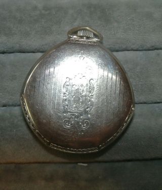 Vintage Studebaker South Bend Freemason Masonic Pocket Watch 3