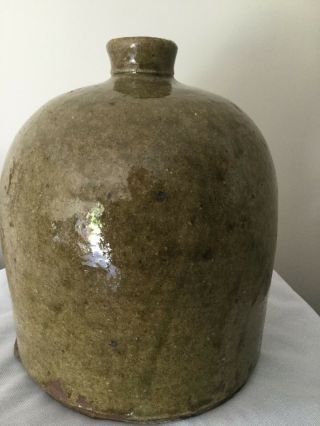 Southern Pottery,  Randolph County Alabama Alkaline Glazed 1 Gal.  Stoneware Jug