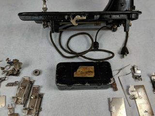 National Rotary Antique Sewing Machine And Accessories 6