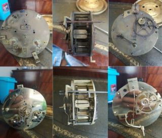 Professional Full Strip & Oil Service For Antique French Clock Movement