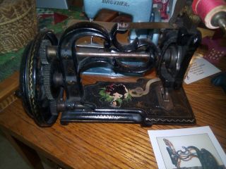 England Type Manufacturer Charles Raymond Sewing Machine 1860 Ontario Canada