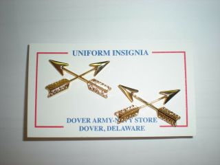 Us Army Officer Metal Special Forces Collar Insignia - 1 Pair