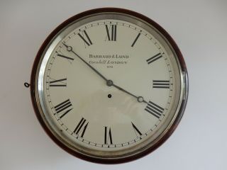 A Fine Mahogany Fusee Wall Clock By Barraud & Lund Cornhill London No1532 C1850