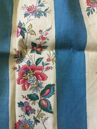 18 Th Century Cotton Printed Panel.  Block And Roller 3