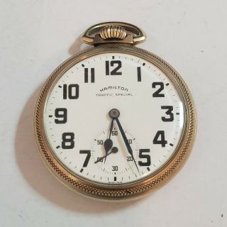 Hamilton Traffic Special Grade 669,  17 Jewels,  Adjusted Pocket Watch