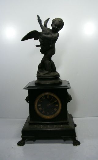 Rare Antique Circa 1867 Japy Freres French Medal Of Honor Winner Mantel Clock