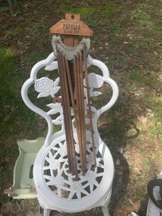 Antique Primitive Wooden Wall Drying Rack (advertizing)
