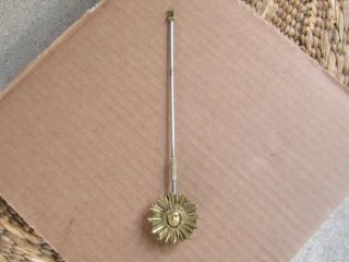 Rare Antique French Mantel Clock Sunburst Pendulum - 19th C