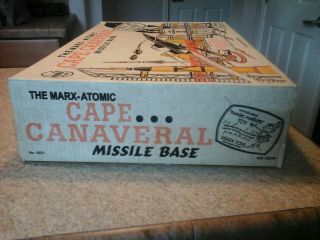 Marx Atomic Cape Canaveral 4521 Missile Base Playset w/Original Box 3