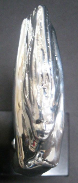 Bathing Beauty Art Deco nymph Trophy or Paperweight polished aluminum USA made 6