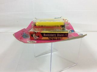 Vintage Huckleberry Hound Lido Toy Color TV Set & 5 Rolls Of Film Pack 5