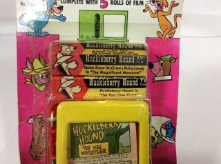 Vintage Huckleberry Hound Lido Toy Color TV Set & 5 Rolls Of Film Pack 8