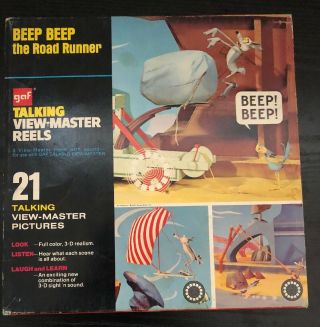 1973 Gaf Talking View - Master Reel Beep Beep The Road Runner