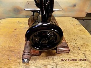 Antique Hand Crank Willcox Gibbs sewing machine.  RESTORED 1880 10