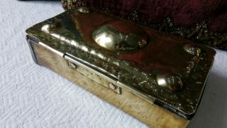 Arts & Crafts Brass Box,  Scratch Built Early 1900s