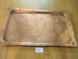 Arts And Crafts Copper Serving Tray