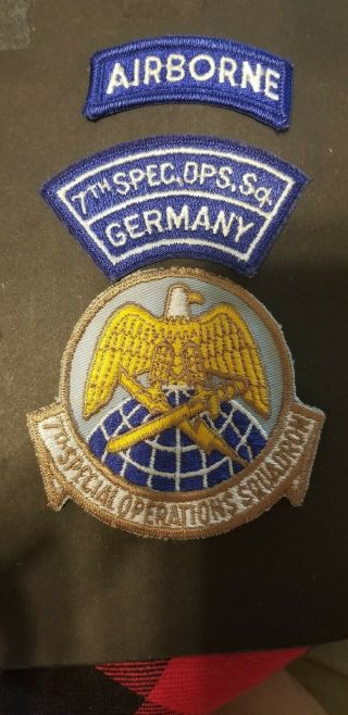 Vintage Air Force Patch - - 7th Special Operations Squadron