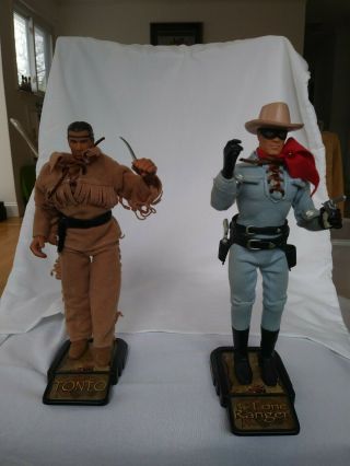 The Lone Ranger And Tonto 9 " Action Figures Bendable