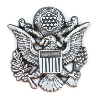 United States Eagle Us Military Emblem Lapel Hat Pin Metal Tactical Ar - 15 Molon