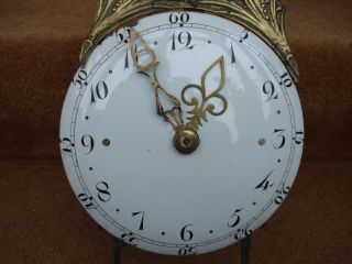 UNUSUAL LATER 18THC FRENCH IRON FRAMED RACK STRIKE & REPEATING LANTERN CLOCK 1 3