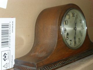 Vintage Napolean hat mantle clock with Westminster chimes 3