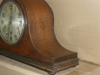 Vintage Napolean hat mantle clock with Westminster chimes 4