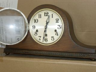 Vintage Napolean hat mantle clock with Westminster chimes 5