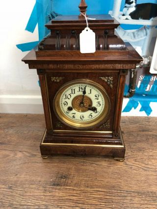 Antique Wind Up Austrian Clock 1870