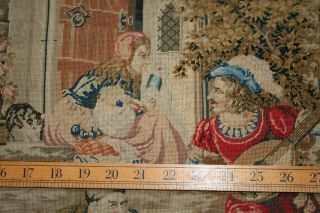 Antique Early Victorian Berlin Woolwork Panel. 8