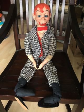 Vintage 1968 Mortimer Snerd Ventriloquist Doll