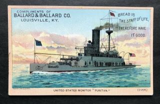 1890 Trade Card,  Ballard 