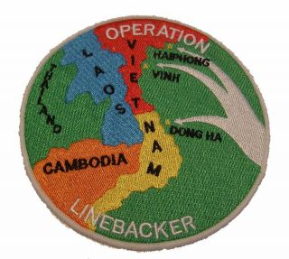 Operation Linebacker Vietnam Veteran Patch Nam Air War Se Asia Republic Of