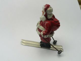 Rare Barclay Santa on Skis,  Girl on Sled,  Skaters 2