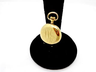 WOMEN ' S ANTIQUE TIFFANY CO.  18K SOLID GOLD MECHANICAL PENDANT POCKET WATCH,  RUNS. 3