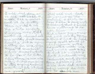 RARE 1898 Handwritten Diary Blanch Yeomans Halstead Kansas Spanish American War 6