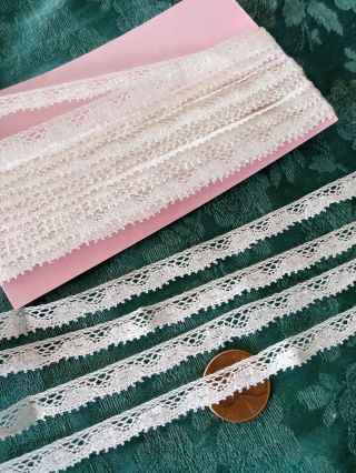 Victorian Val.  25 " French Lace Trim 5,  Yards Thin Tiny