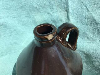 ANTIQUE STONEWARE WHISKEY JUG GEORGE W.  UMBACH Baltimore Maryland WINES LIQUORS 4