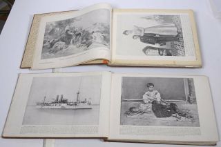 1898 HC 2 Vol Book Set PEARSON ' s WAR PICTURES & OUR NATION IN WAR Spanish & US 4