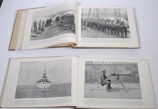 1898 HC 2 Vol Book Set PEARSON ' s WAR PICTURES & OUR NATION IN WAR Spanish & US 6