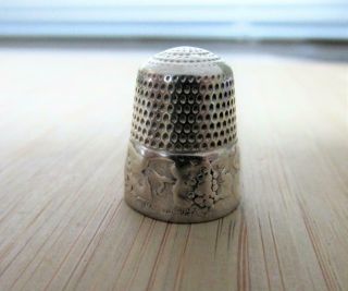 Vintage Sterling Silver Simons Brothers Thimble - 5.  1grams - 1 - B1168